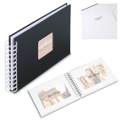 Image of Hama Spiral Album Fine Art 28 x 24 cm 50 Black Pages New Black