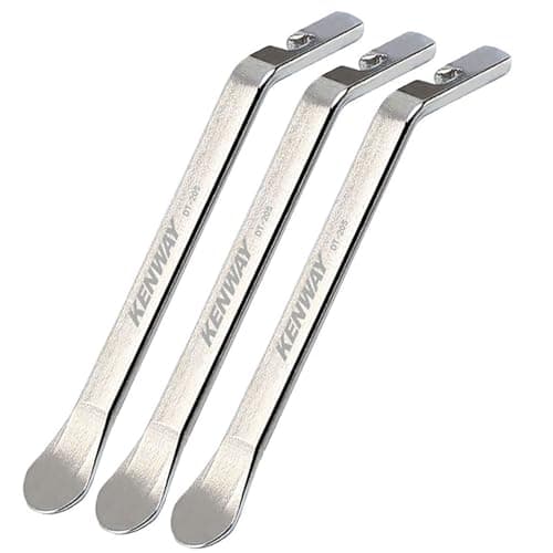 Image of TuoTu Bicycle Tire Lever Tyre Spoon Changing Tool, Stainless Steel Portable Bike Tire Levers to Repair Bike Tube, Set of 3