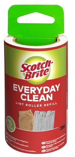Image of Scotch-Brite Everyday Clean Lint Roller Refill, 30 Sheets - Works Great on Pet Hair, Clothing, Furniture and More