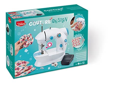 Image of Maped - Children's Sewing Machine - Couture Design - Completely Safe - Ages 8+ - Portable Mini Sewing Machine with All The Materials Needed to use it - 380 x 280 x 125 mm