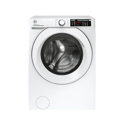 Image of Hoover H-WASH 500 9kg Freestanding Washing Machine, 1400 RPM, A Rated, ECO‑Power Inverter Motor, hOn App, 60 Programmes, Care Dose, Power Care System, White, 60x53x85 cm ‑ HW 49AMC/1-80