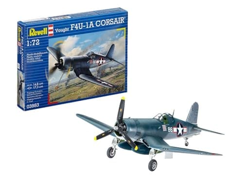 Image of Revell 03983 Vought F4U-1D Corsair 1:72 Scale Unbuilt/Unpainted Plastic Model Kit
