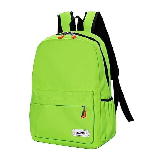Image of POWOFUN 15 inch Kids Backpack Lightweight Elementary School bag Kindergarten Bookbag Casual Travel Daypack Children Backpack for Girls Boys