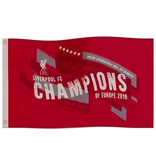 Image of FOCO Liverpool FC Champions of Europe 2018/19 5ft x 3ft Flag