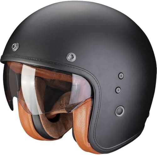 Image of Scorpion Belfast Evo Luxe Jet Helmet, black matt, XS (54/55)