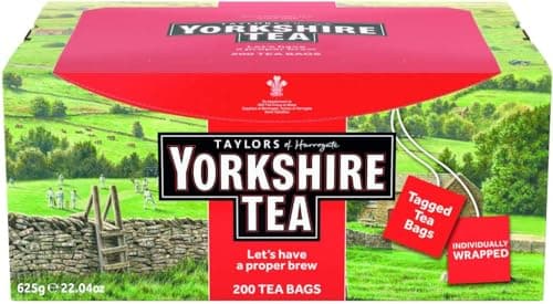Image of Yorkshire Tea, 200 Individually Wrapped & Tagged Tea Bags