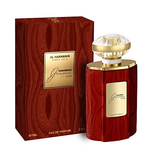 Image of Al Haramain Junoon Oud Eau de Parfum 75ml | Luxury Arabic Oud Perfume for Men & Women | Premium Oriental Woody Fragrance | Rich Musky Amber Scent