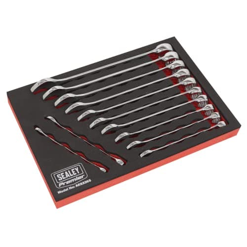 Image of Sealey Premier Combination Spanner Set 12pc – Metric – AK63265