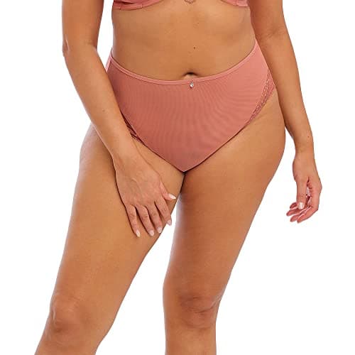 Image of Elomi Women's Priya Full Brief Bikini Style Underwear, Rose Gold, M Plus