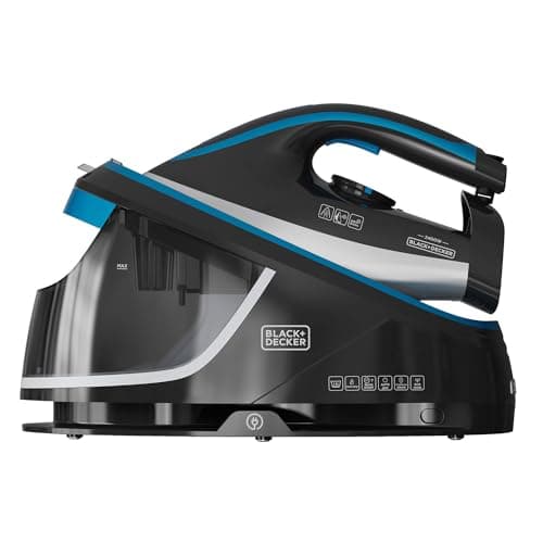 Image of BLACK+DECKER BXSS2401E - Ironing station, 2400 W, steam boost 200 g/min, continuous steam 120 g/min, 1.5 l removable tank, ECO function, hot in 1 min, anti-limescale system, shutdown