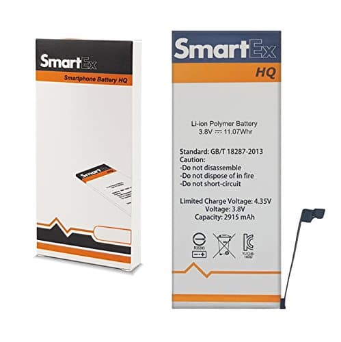Image of Smartex® Replacement Battery compatible with iPhone 6 Plus | Capacity 2915 mAh | Battery without Charge Cycles | 24 Months Guarantee