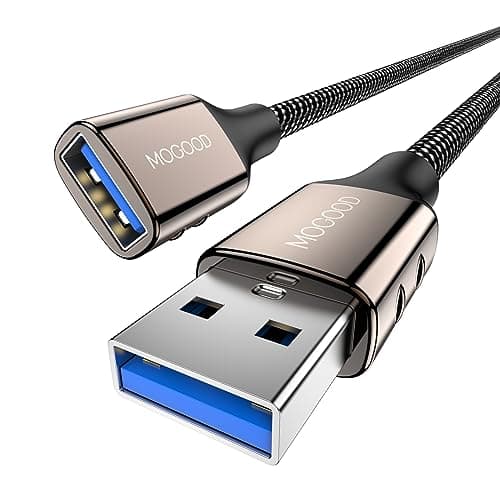 Image of MOGOOD USB 3.0 Extension Cable 10M, USB Male to Female Extension Compatible with USB Keyboard,Mouse,Flash Drive,Hard Drive,Printer,More Port A devices
