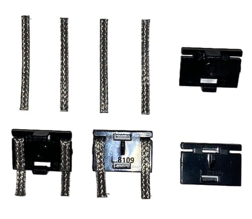 Image of SSC Slot Cars Replacement Spares Micro 4 Car Guide Blades with Braids Compatible for Scalextric Slot Cars Models, Toy DIY Parts Accessories