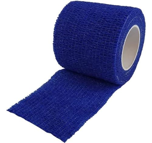Image of Click - HYGIO Grip COHESIVE BANDAGE 10cm x 4.5m BLUE - Blue