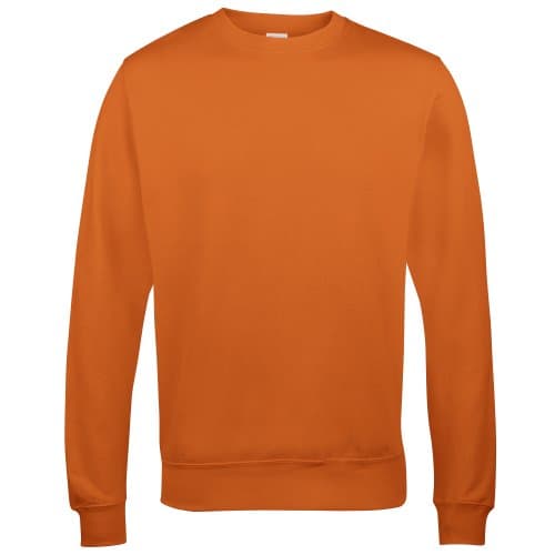 Image of AWDis Men's Sweat Sweatshirt, Orange (Burnt Orange), Large
