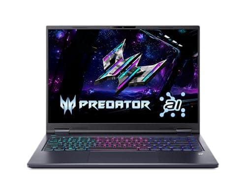 Image of Acer Predator Helios Neo 14 AI Gaming Laptop | Intel Core Ultra 7 Processor 255H | NVIDIA GeForce RTX 5060 (572 AI Tops) | 14.5" WQXGA 165Hz G-SYNC Matte Display | 16GB RAM | 1TB SSD | PHN14-71-760T