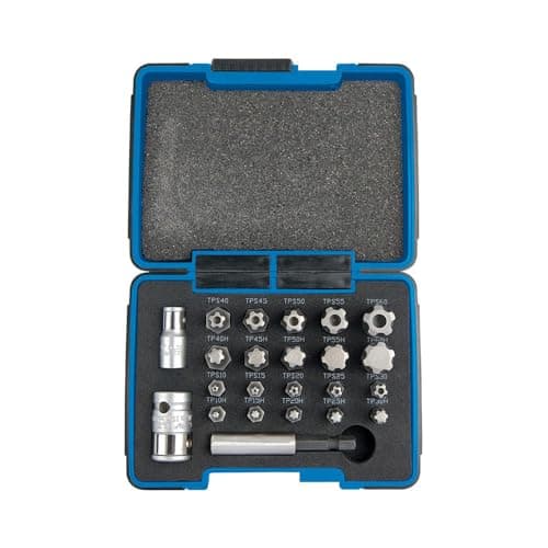 Image of Draper TXP23/KIT 1/4/3/8-Inch Square Drive TX-Star Plus Bit Set