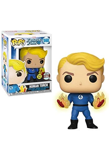Image of Marvel Funko Fantastic Four Specialty Series POP Human Torch Vinyl Figure
