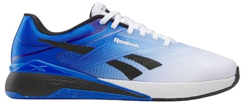 Image of Reebok Unisex Nano X5 Trainers, White Optimum Blue Black, 6 UK