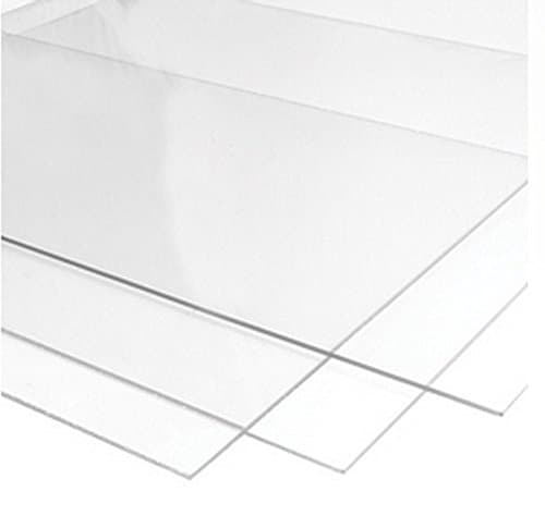 Image of A2 (600MM X 420MM) Clear Acrylic Perspex Plastic Sheet - 2mm, 3mm, 4mm Thicknesses (4mm thick)