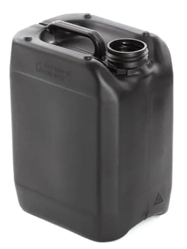 Image of 2 x 5L JERRY CAN - UN Approved Stackable Bottle Container + Tamper Evident Cap | Perfect for Storage of Water Liquids BLACK