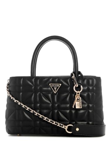 Image of GUESS Edita Elite Satchel, Black, One size