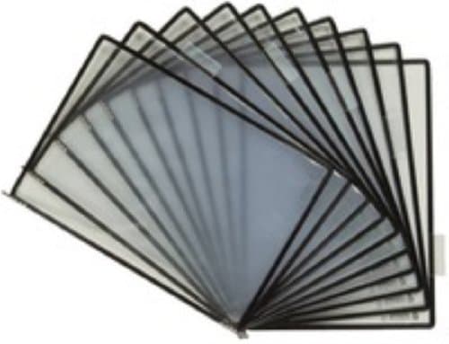 Image of Tarifold Sterifold Pockets PVC Clear Anti-microbial Pivoting for Display System A4 Black Ref TAA114507 [Pack of 10]