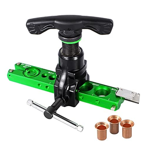 Image of Bonvoisin Flaring Tool 1/4”-3/4” HVAC Single Flare Tool 45° Eccentric Tube Flaring Tool with Clutch Limit Piece for Copper Aluminum Tubing (one Piece)