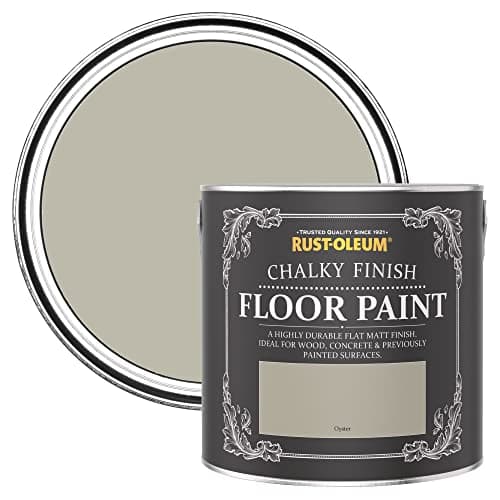Image of Rust-Oleum Grey Scratch-Proof Floor Paint in Matt Finish - Oyster 2.5L