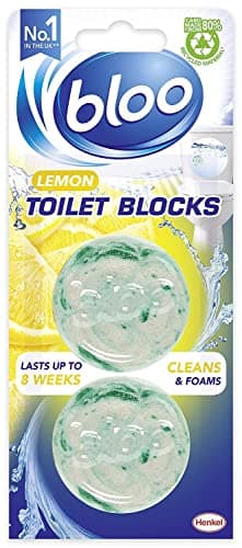 Image of Bloo Lemon Toilet Blocks, 2 x 38g