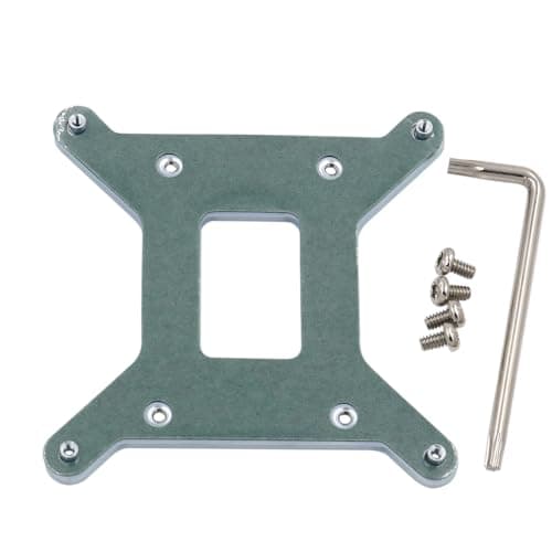Image of GENNEL LGA1700 Motherboard Backplate, Metal, CPU Radiator Base Heatsink Mounting Backplane for Intel LGA 1700