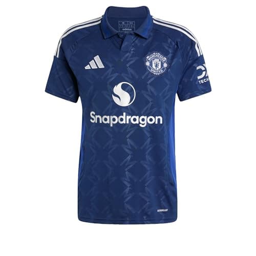 Image of adidas Mens Manchester United Away Shirt 2024 2025 Adults Blue M