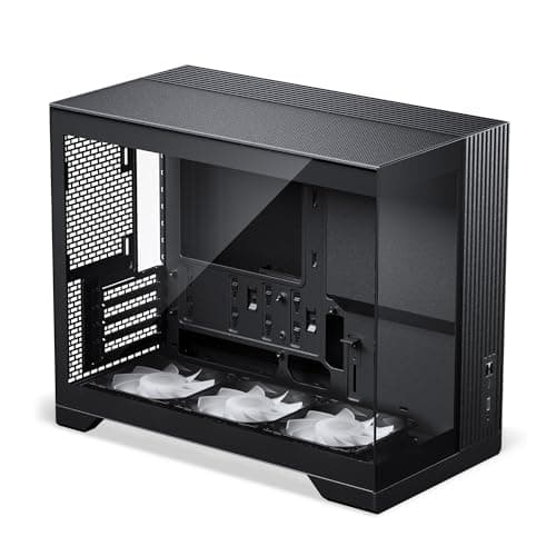 Image of Phanteks XT V3 Micro-ATX PC Case with Dual Tempered Glass Panels, Front PSU Mount, 360mm Radiator Support, Reverse Airflow Fans Included, 430mm GPU Clearance – Black