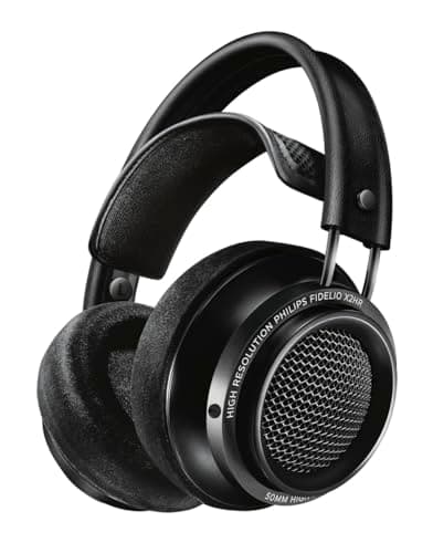 Image of Philips Fidelio X2HR Over-Ear High Resolution Wired Headphones | Open-Back Design | Double-Layered Ear Shells | 50 mm Neodymium Drivers | Deluxe Memory Foam Earpads