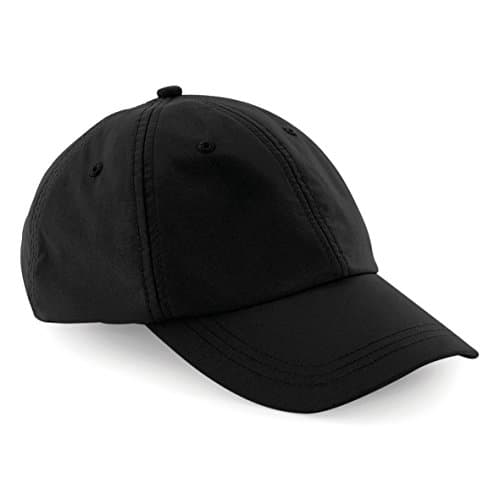 Image of Beechfield Unisex Outdoor Waterproof 6-Panel Cap - One Size Fits All - Black
