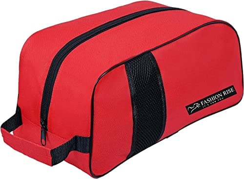 Image of Waterproof Sports Boot/Shoe/Travel Bag for Football Cricket Rugby Golf Toiletry Gym for Men/Women (Red)