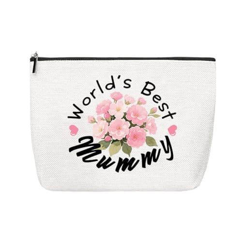 Image of Mummy Mothers Day Gifts Make Up Bag for Mum Birthday Retirement Presents for Mom Mam I Love You Gift for Mother Mum Gift Bag for Travel Travelling Mummy Gifts from Son Daughter