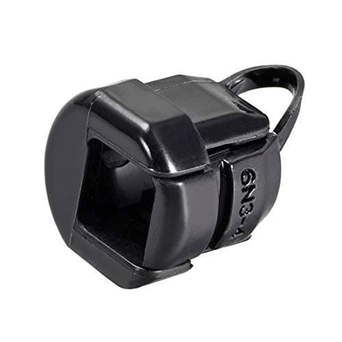 Image of Round Strain Relief Bush Wire Cable with Eyelets for 8.2 mm-9.2 mm Wire 10 Pieces Black