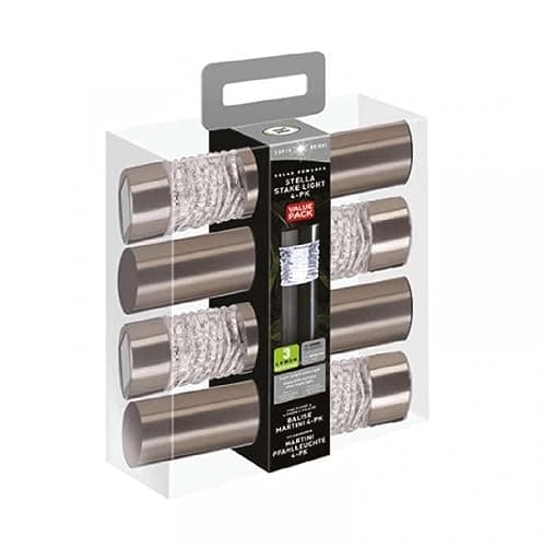 Image of Smart Solar Stella Stainless Steel Stake Light - Carry Pack
