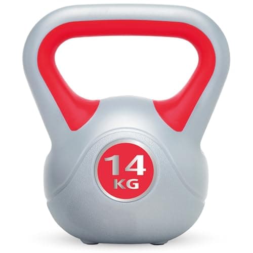 Image of Urban Fitness Vinyl Kettlebell, 14.0 kg, red