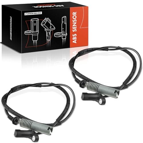 Image of Frankberg 2x ABS Sensor Wheel Speed Rear Axle Left Right Compatible with 1 Series E81 E82 E87 E88 2004-2013 3 Series E90 E91 E92 E93 2004-2013 Replace# 34526762466