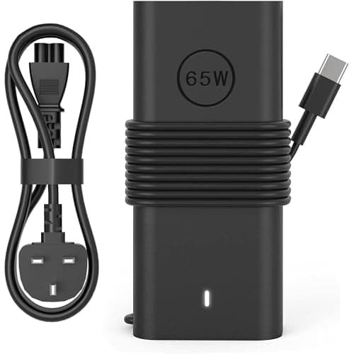 Image of FUDCOCWN 65W USB C Laptop Charger Compatible with Dell Latitude 5540 5420 7400 5440 7440 3540 5520 7420 5430 7390 7320 5530 7430 3440 7340 5320 7410 7330 7530 XPS 13, Chromebook 3100 Power Cord