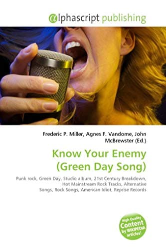 Image of Know Your Enemy (Green Day Song): Punk rock, Green Day, Studio album, 21st Century Breakdown, Hot Mainstream Rock Tracks, Alternative Songs, Rock Songs, American Idiot, Reprise Records