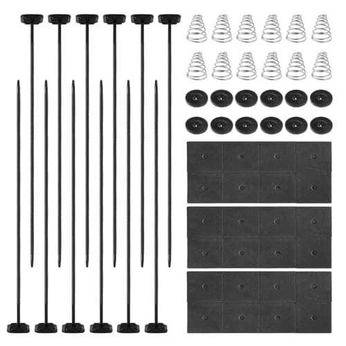 Image of 3 Sets/60pcs Car Fan Mounting Kit, Radiator Cooling Fan Mounting Kit Electric Cooling Fan Mounting Kit Universal Transmission Cooler Installation Kit for Car Vehicle
