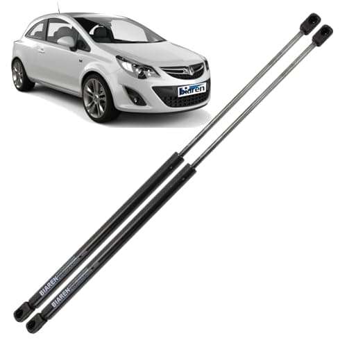 Image of BIAREN 2x Rear Tailgate Boot Gas Struts For Vauxhall Opel Corsa D MK3 Hatchback Van 3 Doors 2006-2014 Lift Support System 240 (N) 603 MM 13182537 176414