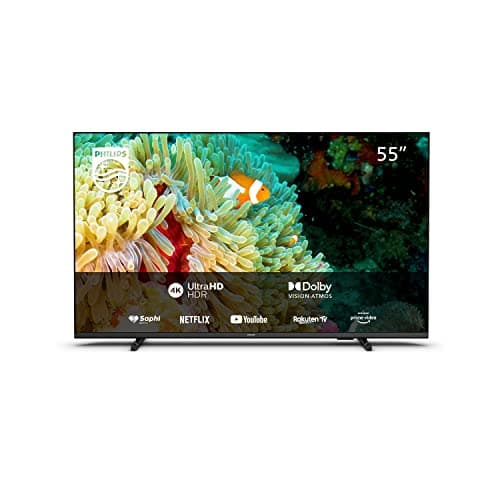 Image of Philips 55PUS7607/12 55-Inch 4K LED TV | UHD & HDR10+ | Dolby Vision & Dolby Atmos | Google Assistant & Alexa Compatible