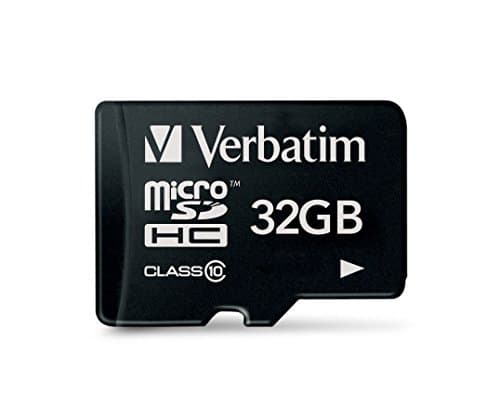 Image of Verbatim Premium microSDHC memory card - 32 GB - SD card for Full-HD video recording - black memory card water-repellent & shock-resistant - SD memory card for camera smartphone tablet