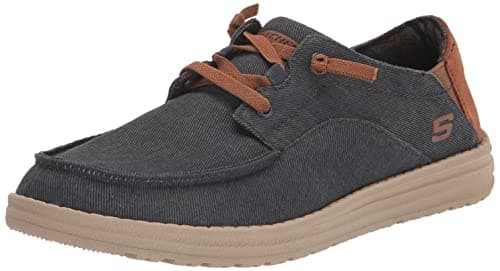 Image of Skechers Men's Melson-Planon Moccasin, NVY, 11 UK Navy