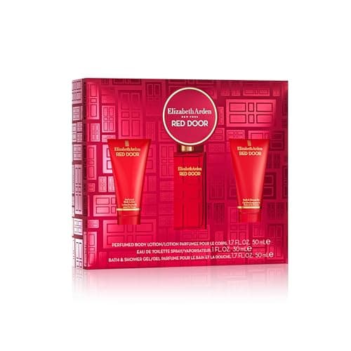 Image of Elizabeth Arden RED DOOR Eau de Toilette 30ml 3-piece Gift Set, floral woody perfume, luxury fragrance gifting for women