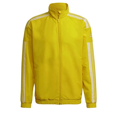 Image of adidas Men's Squadra 21 Presentation Jacket, Team Yellow/White, M